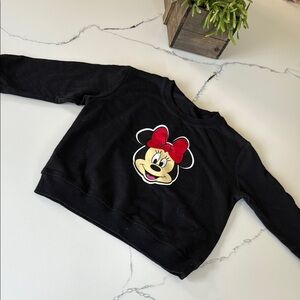 Black Minnie Mouse Sweatshirt